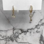 Oorbellen set Key lock