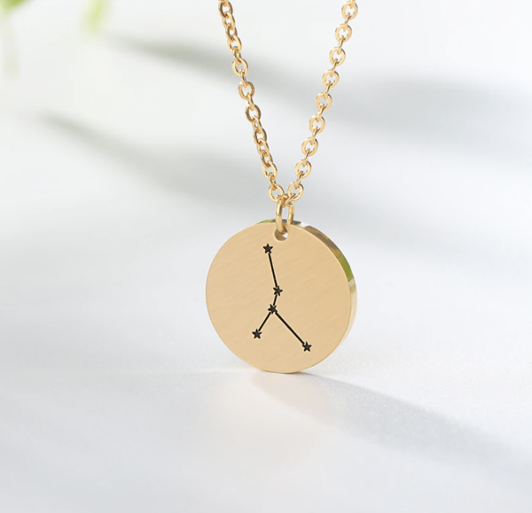 Munt ketting sterrenbeeld Kreeft - Afbeelding 3