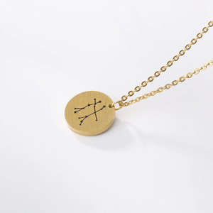 Munt ketting sterrenbeeld Tweeling
